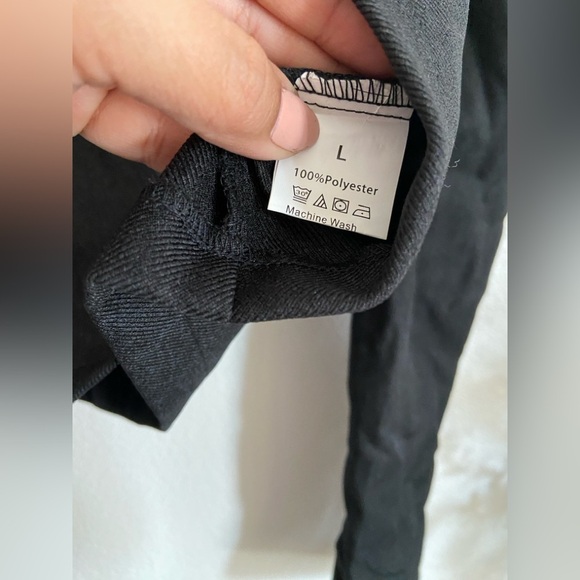 Black puffed sleeve zip up blazer jacket - Picture 5 of 8